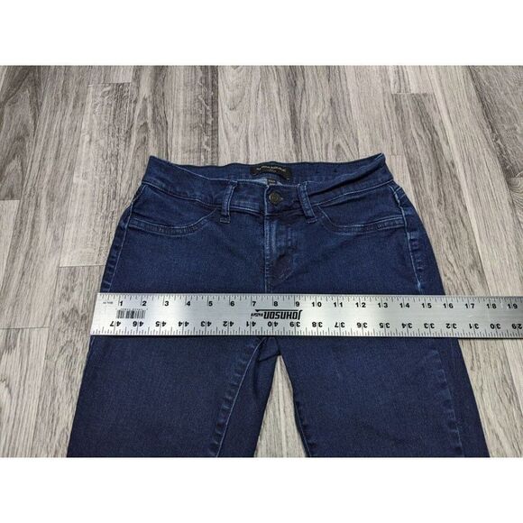 (3/$35) Banana Republic Womens Size 25 / 0 Reg Skinny Denim Blue Jeans Leggings - Picture 6 of 9
